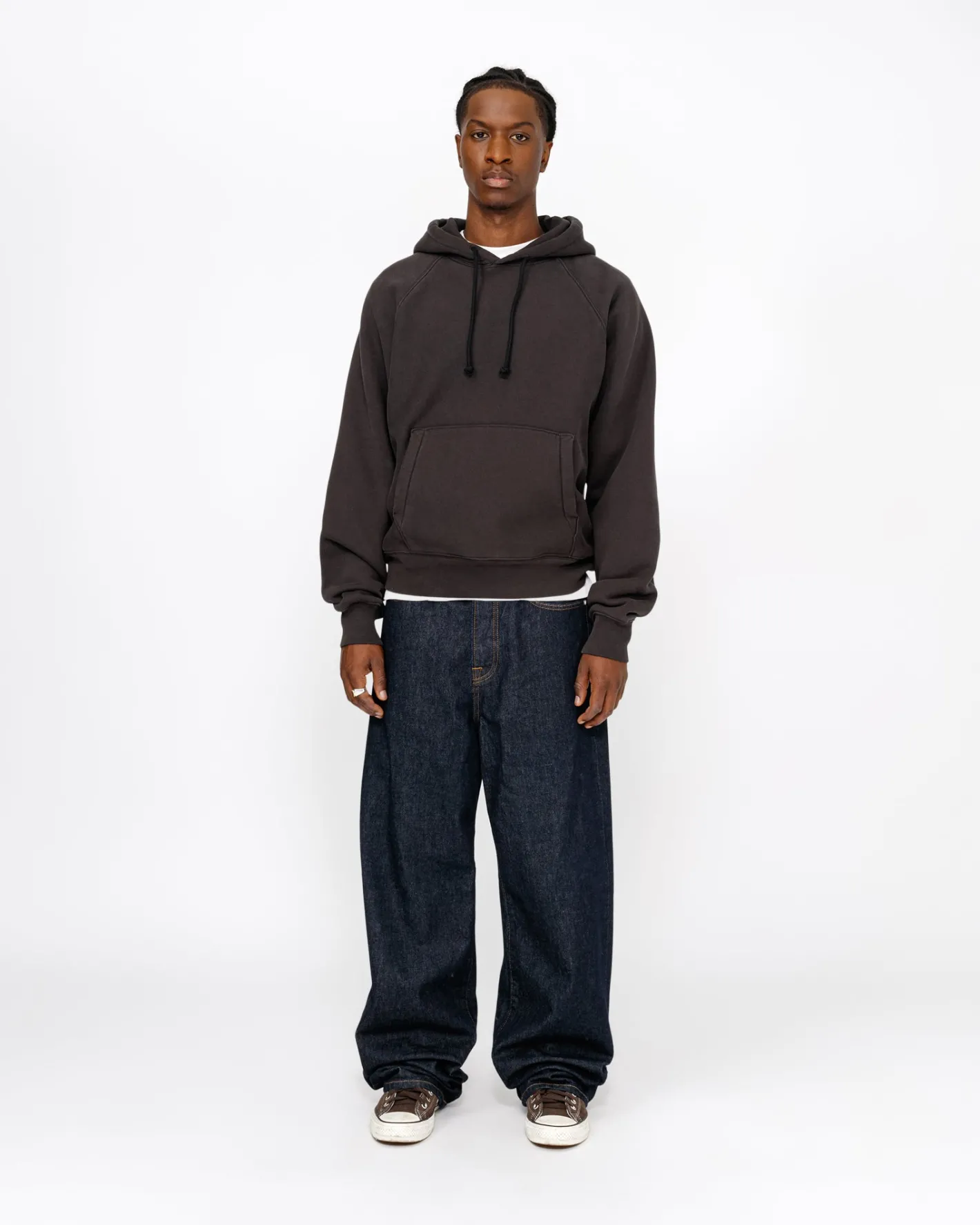 FLEECE RAGLAN HOODIE*Stüssy New