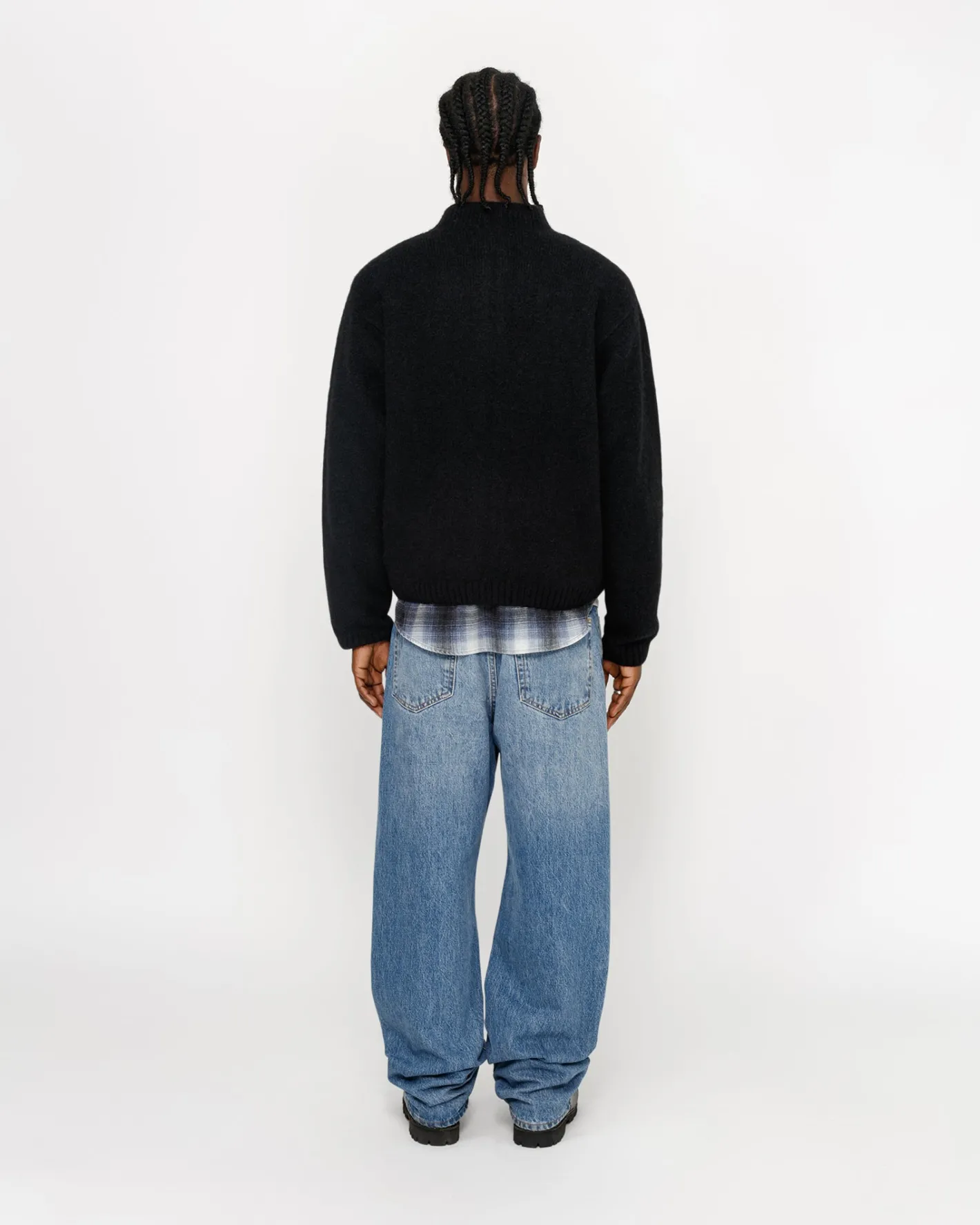 FULL ZIP BRUSHED MERINO SWEATER*Stüssy Outlet