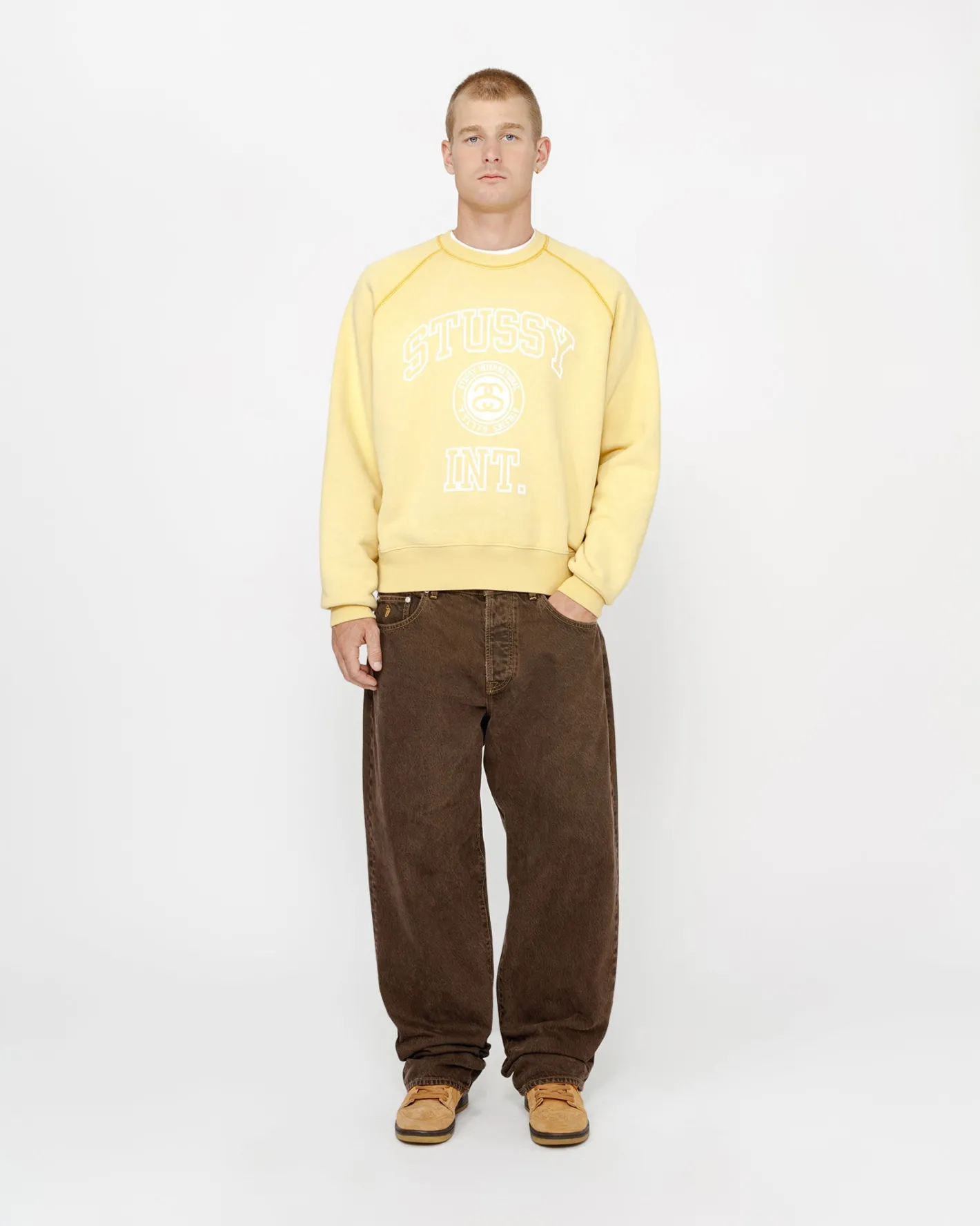 OVERLOCK VARSITY RAGLAN CREW*Stüssy Shop