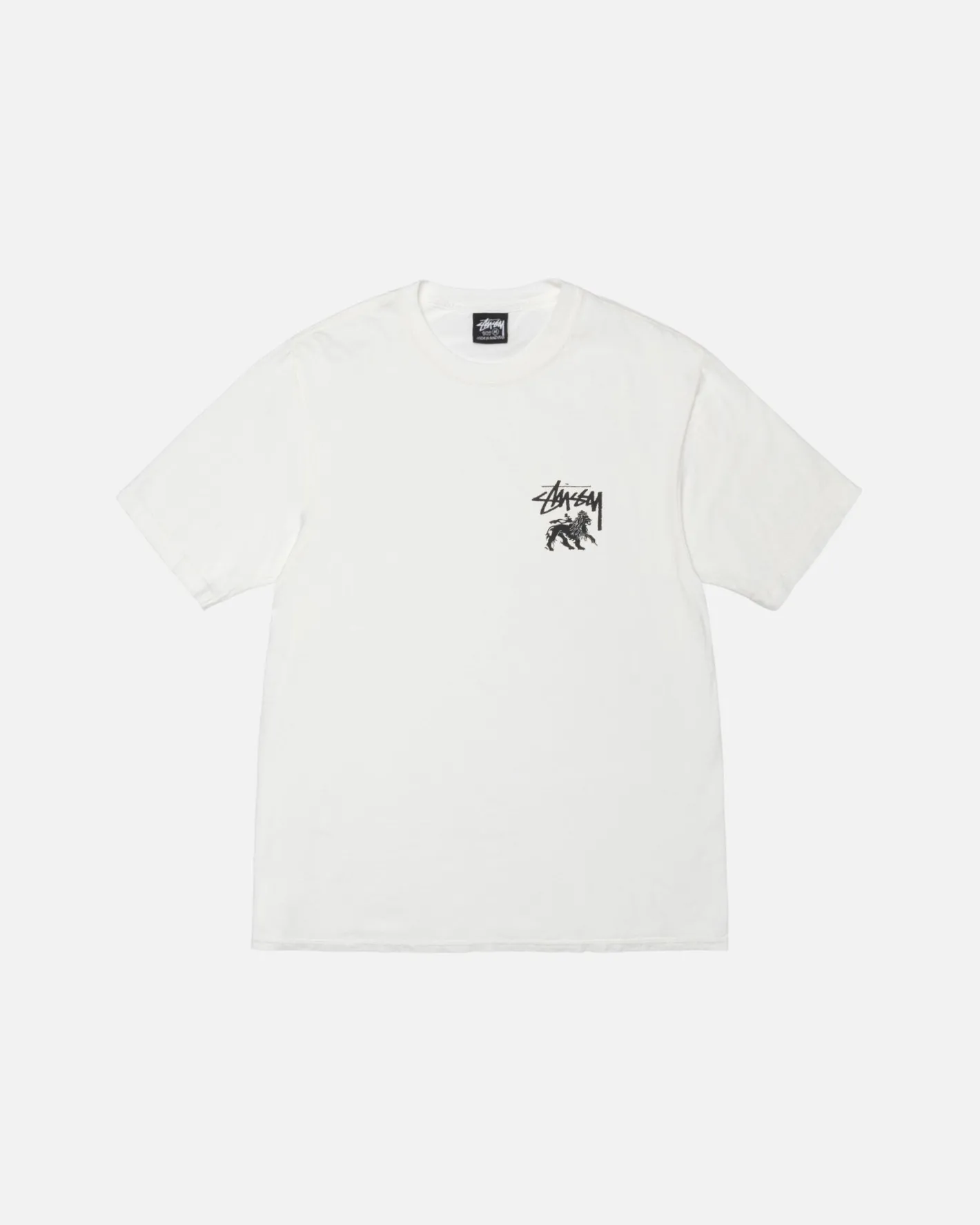 RASTA LION TEE PIGMENT DYED*Stüssy Clearance