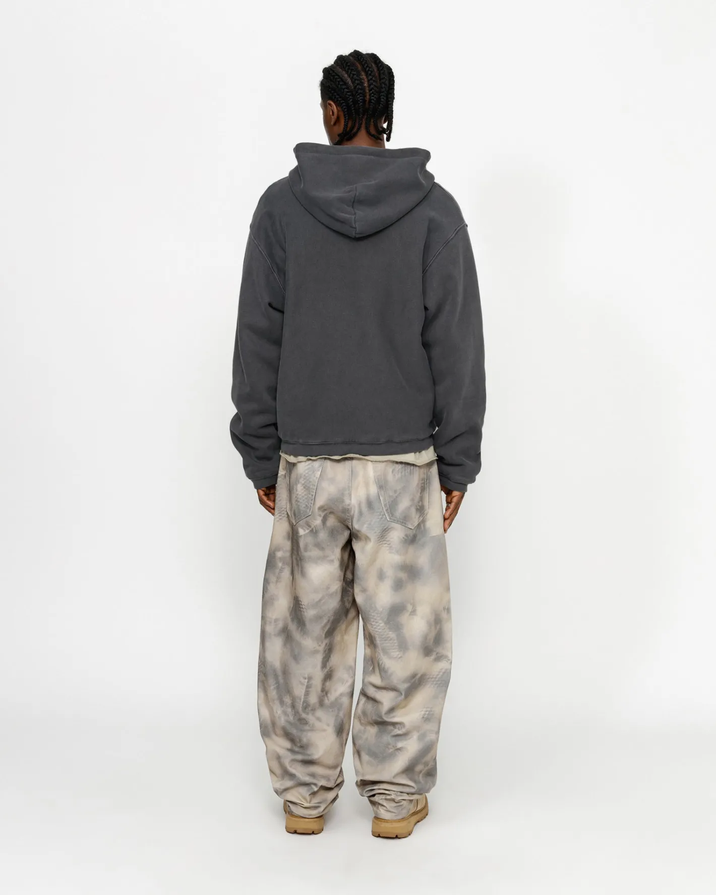 WAFFLE LINED ZIP HOODIE*Stüssy Best Sale