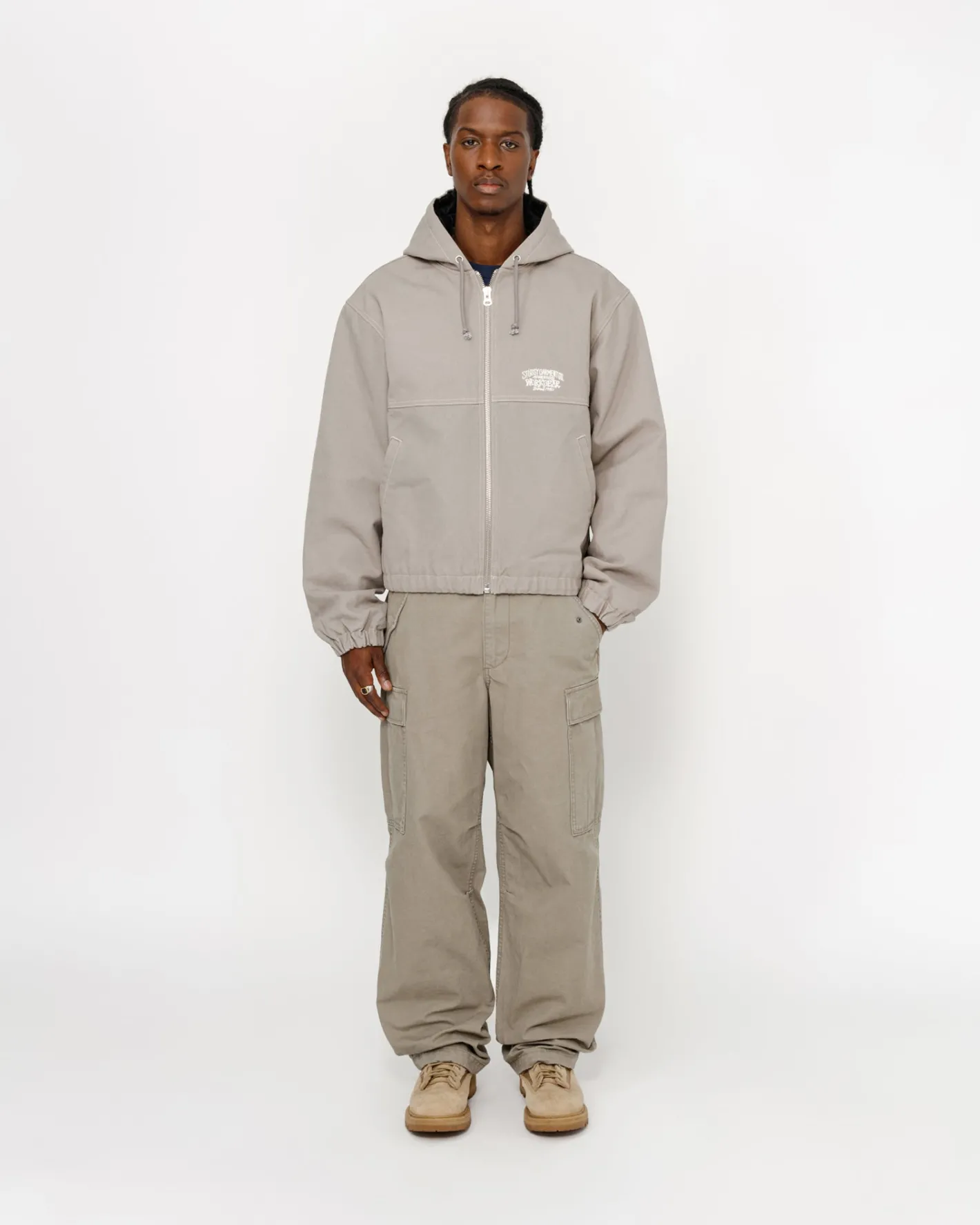 WORK JACKET CONTRAST STITCH*Stüssy Fashion