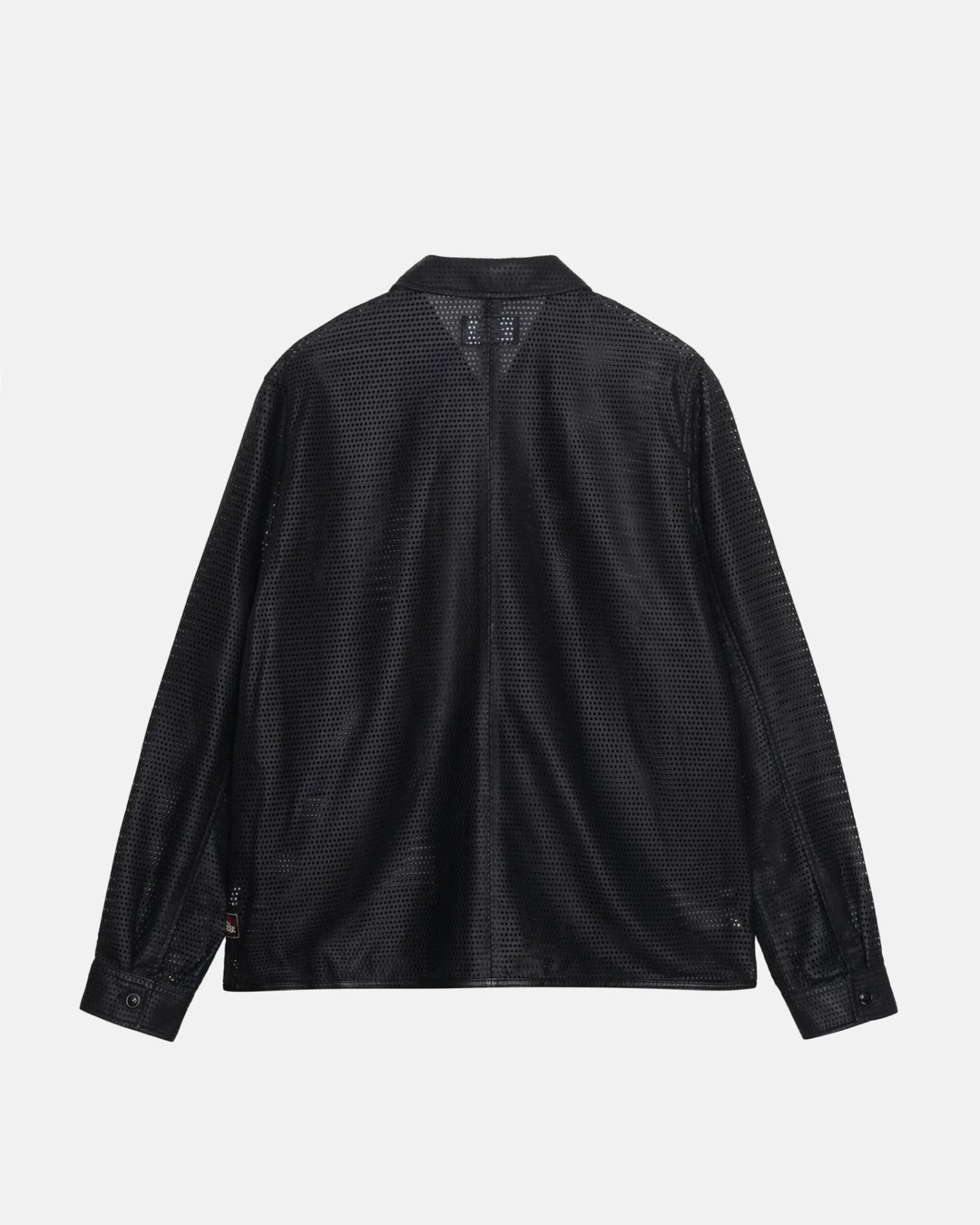 ZIP SHIRT PERFORATED LEATHER*Stüssy Shop